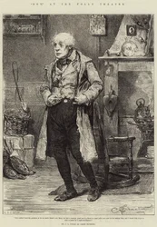 Dot, at the Folly Theatre, Mr J L Toole, as Caleb Plummer